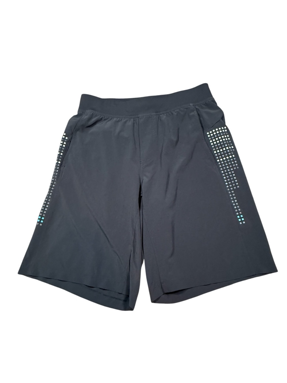 Lululemon Running Shorts Black Reflective Detail Lightweight Men’s Large